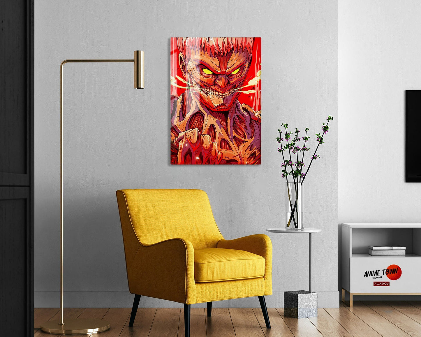 Attack on Titan Armored Titan Metal Poster