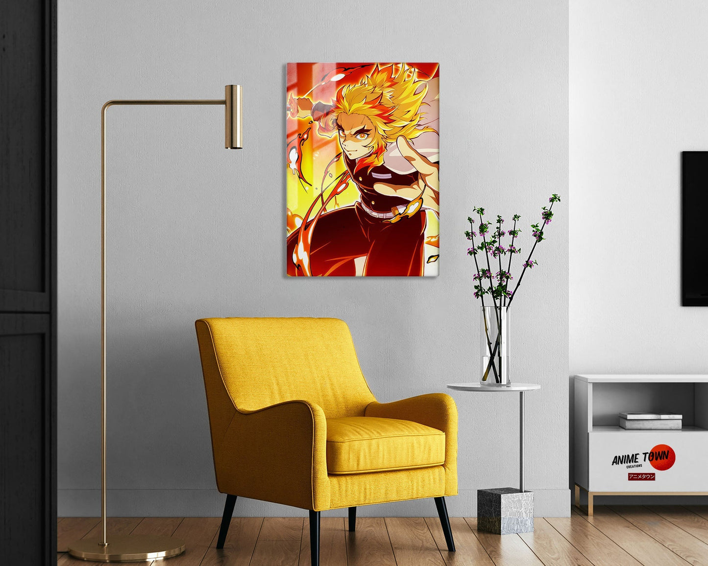 Demon Slayer Rengoku Kyojuro Metal Poster