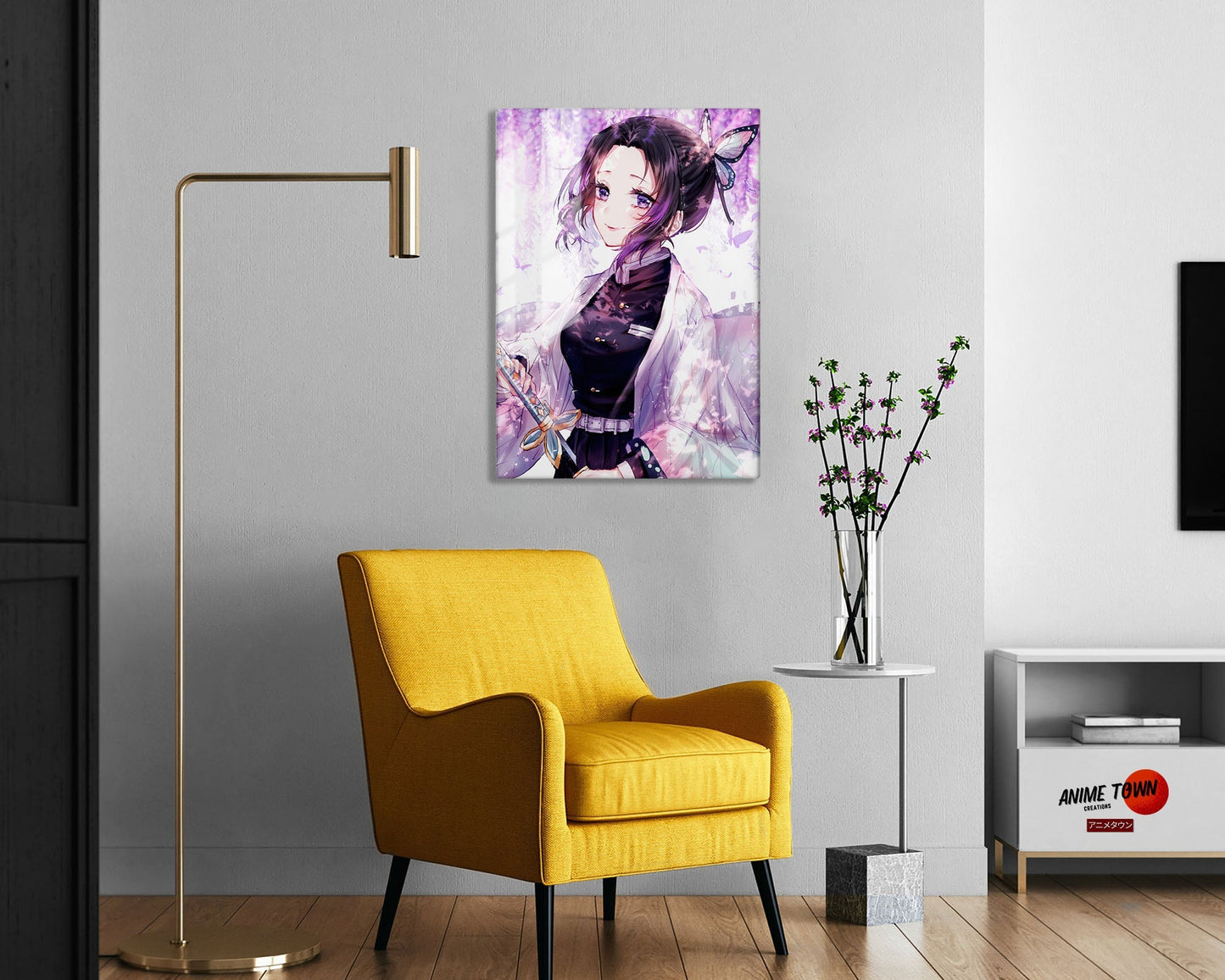 Demon Slayer Shinobu Kocho Insect Breathing Metal Poster