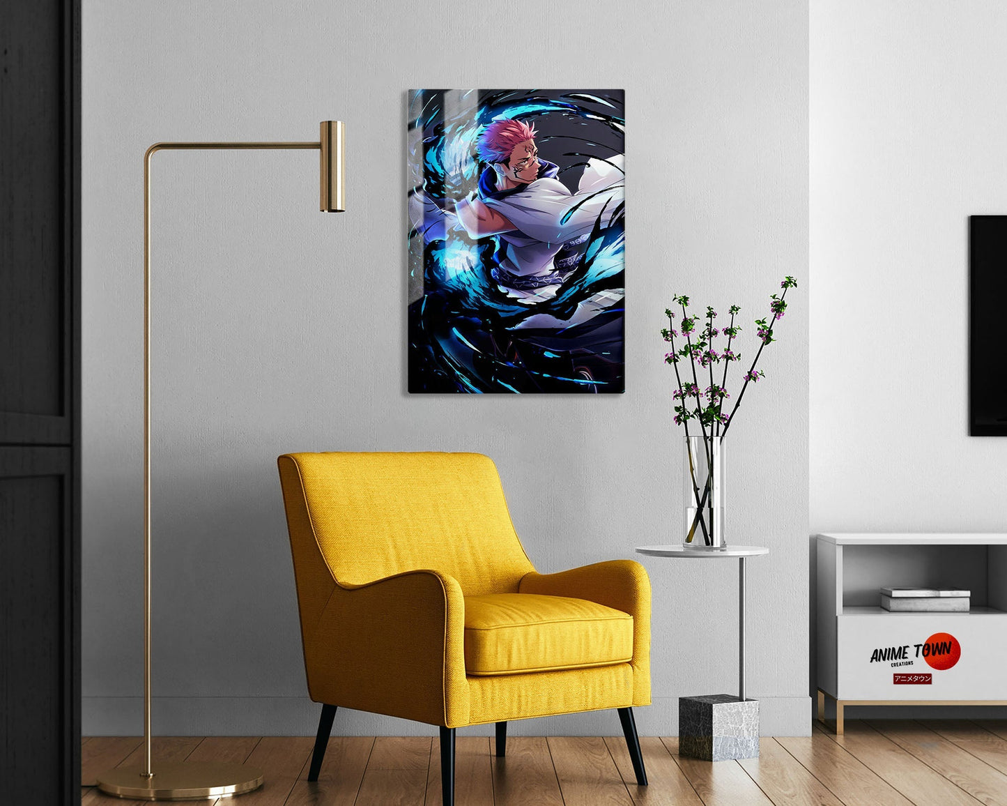 Jujutsu Kaisen Ryomen Sukuna Metal Poster