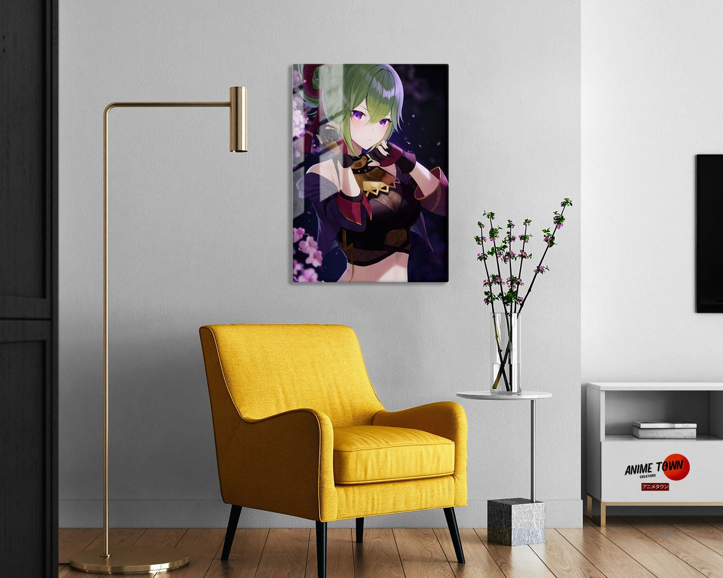 Genshin Impact Kuki Shinobu Metal Poster