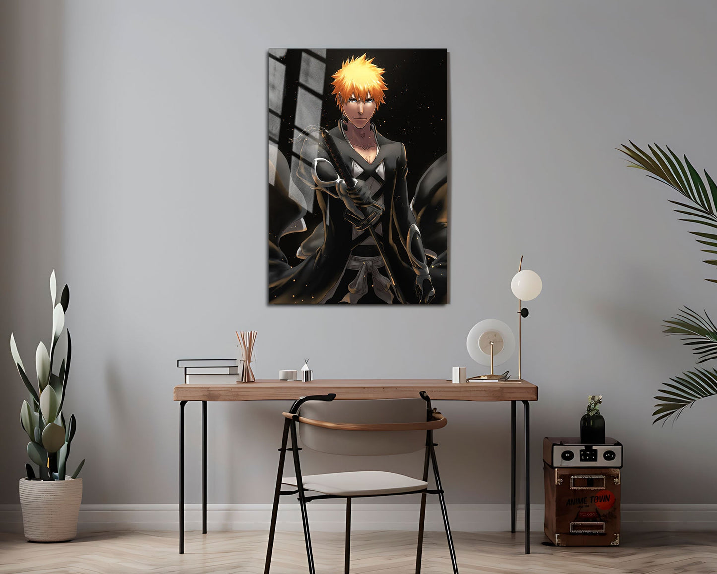 Anime Town Creations Metal Poster Bleach Ichigo Fullbring Bankai 16" x 24" Home Goods - Anime Bleach Metal Poster