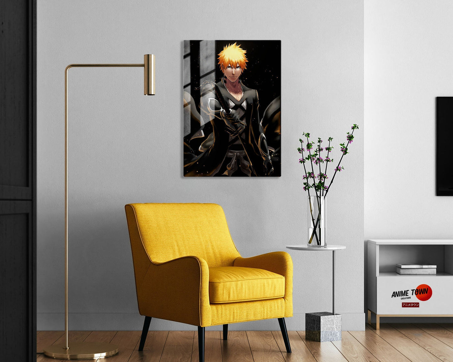 Bleach Ichigo Fullbring Bankai Metal Poster
