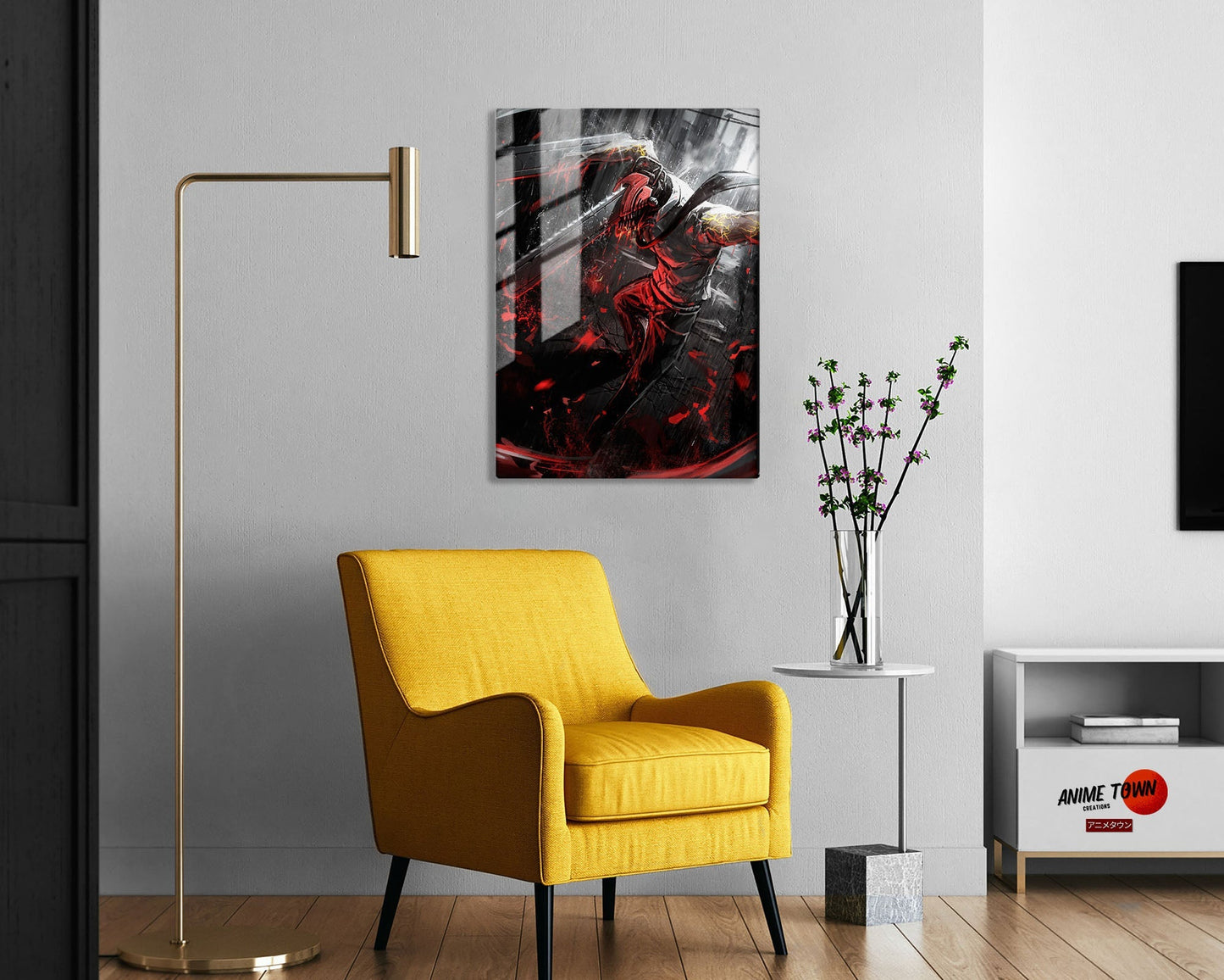 Chainsaw Man Denji Hybrid Metal Poster
