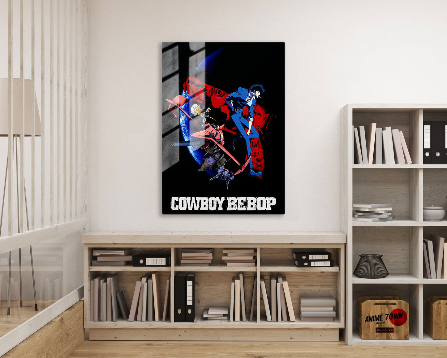 Anime Town Creations Metal Poster Cowboy Bebop Cover 11" x 17" Home Goods - Anime Cowboy Bepop Metal Poster
