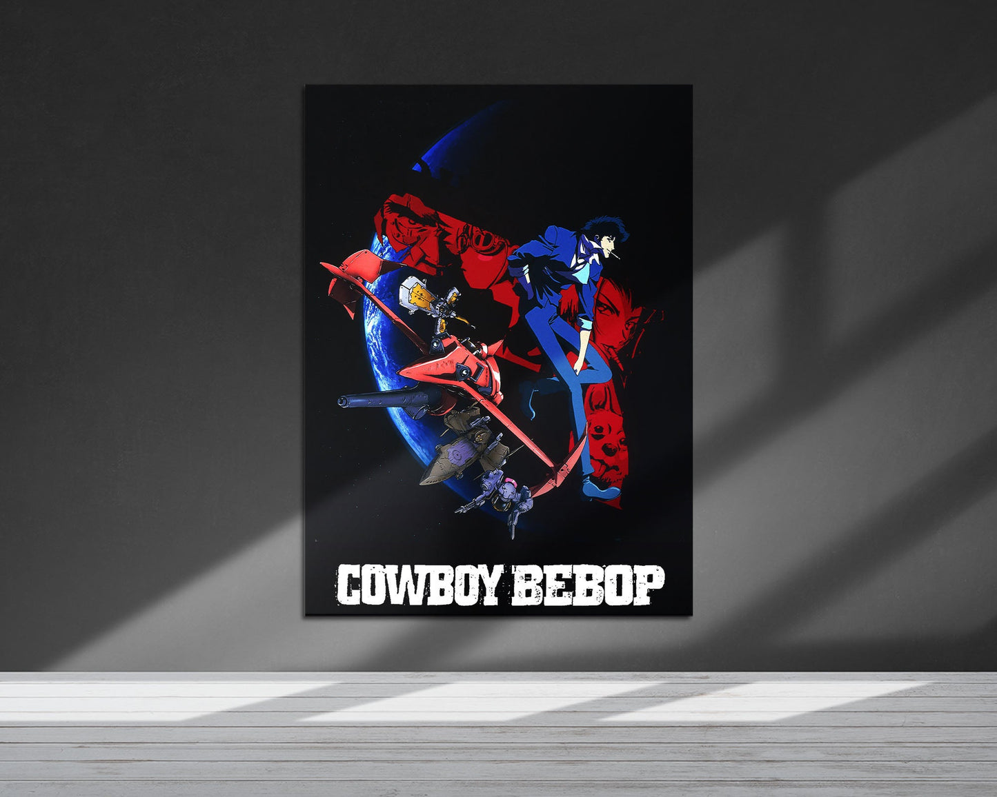 Anime Town Creations Metal Poster Cowboy Bebop Cover 24" x 36" Home Goods - Anime Cowboy Bepop Metal Poster