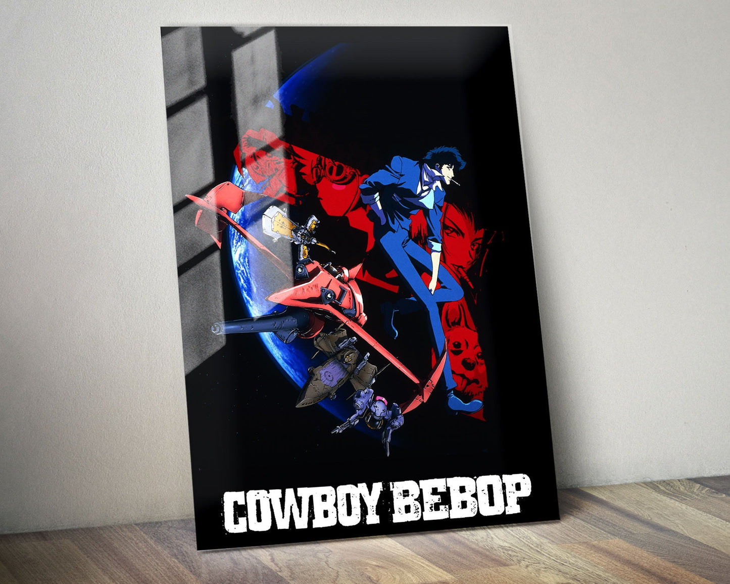 Anime Town Creations Metal Poster Cowboy Bebop Cover 24" x 36" Home Goods - Anime Cowboy Bepop Metal Poster