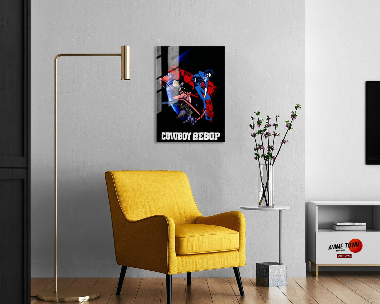 Anime Town Creations Metal Poster Cowboy Bebop Cover 24" x 36" Home Goods - Anime Cowboy Bepop Metal Poster