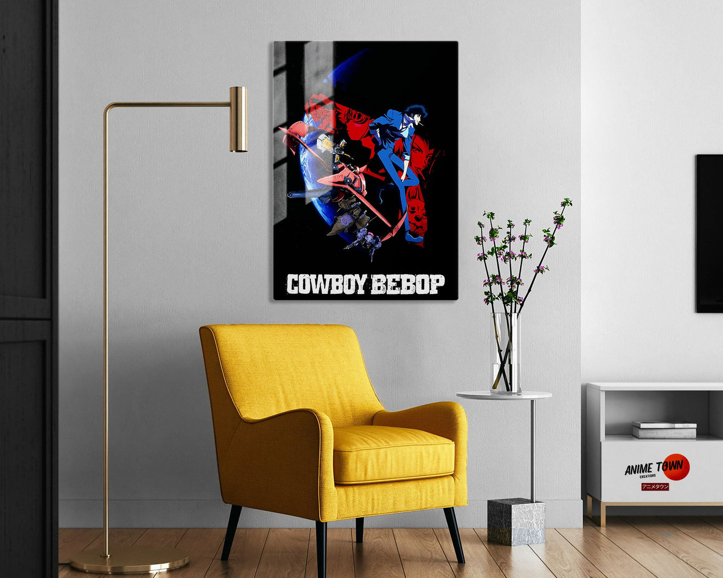 Anime Town Creations Metal Poster Cowboy Bebop Cover 24" x 36" Home Goods - Anime Cowboy Bepop Metal Poster