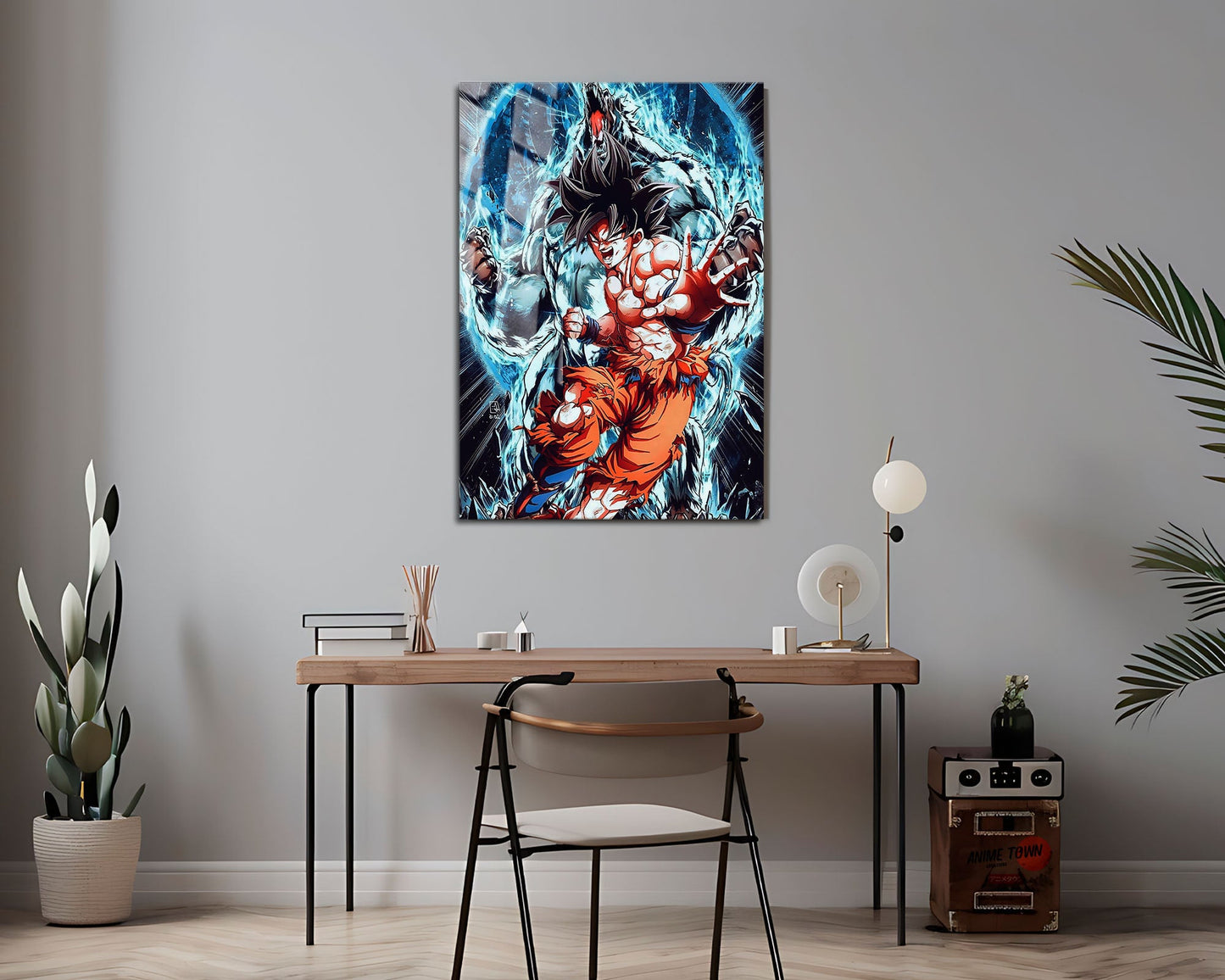 Anime Town Creations Metal Poster Dragon Ball Goku Inner Beast 16" x 24" Home Goods - Anime Dragon Ball Metal Poster