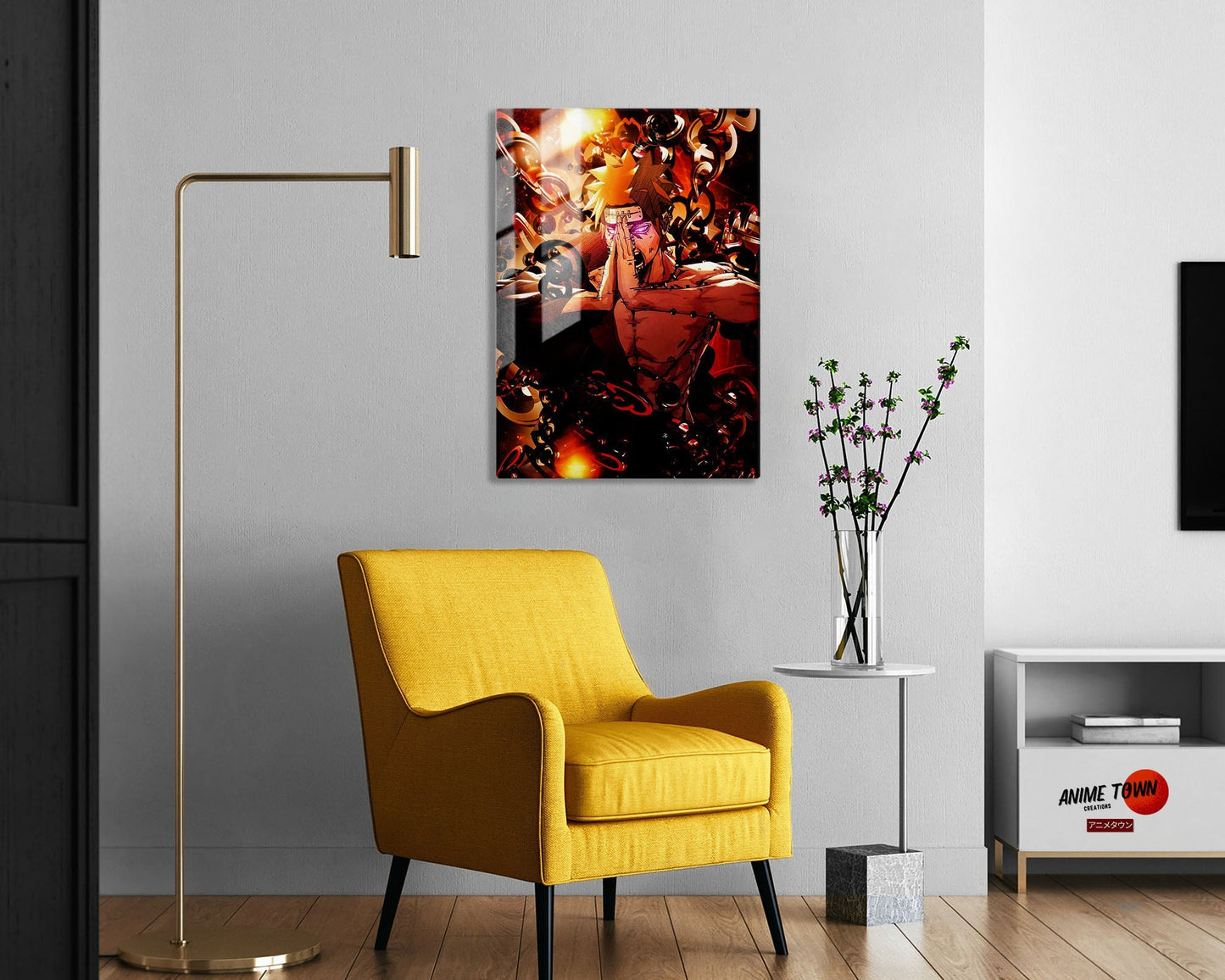 Naruto Pain Almighty Push Metal Poster