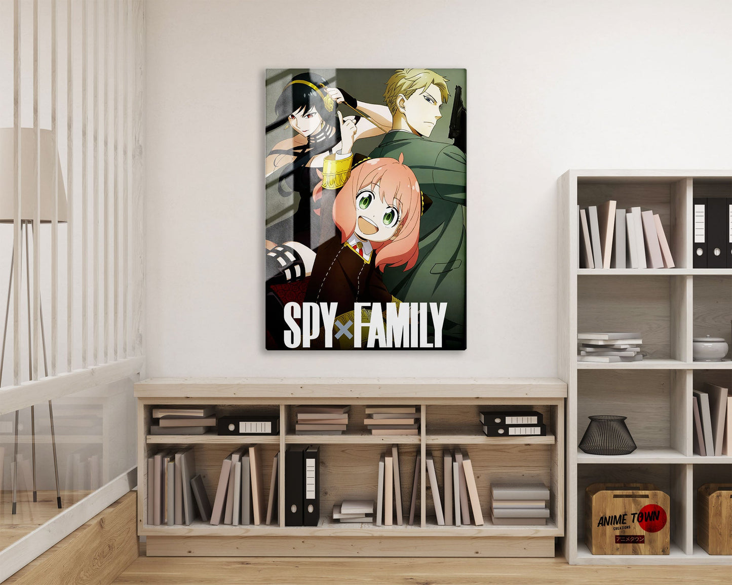 Anime Town Creations Metal Poster Spy x Family Group 11" x 17" Home Goods - Anime Spy x Family Metal Poster