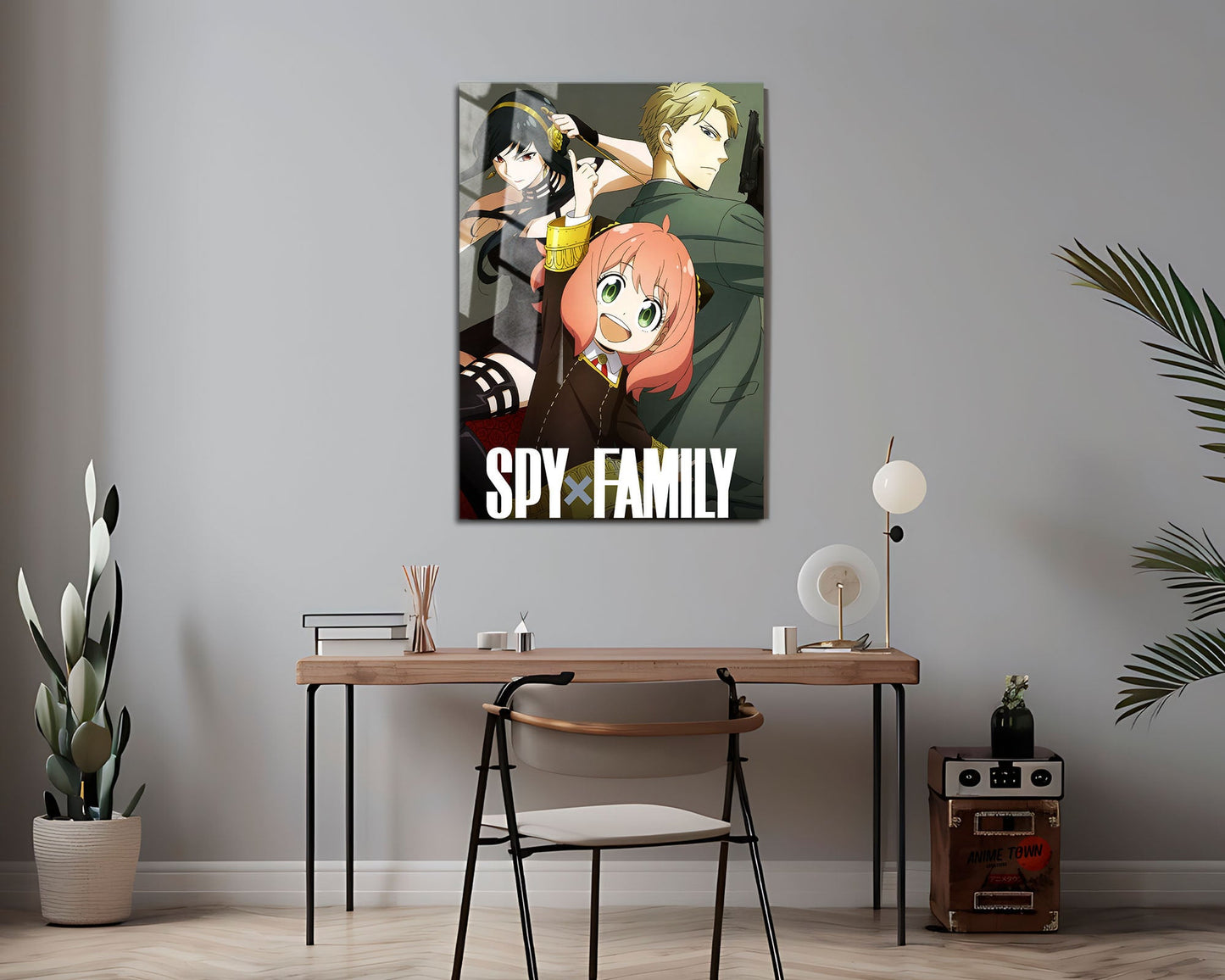 Anime Town Creations Metal Poster Spy x Family Group 16" x 24" Home Goods - Anime Spy x Family Metal Poster