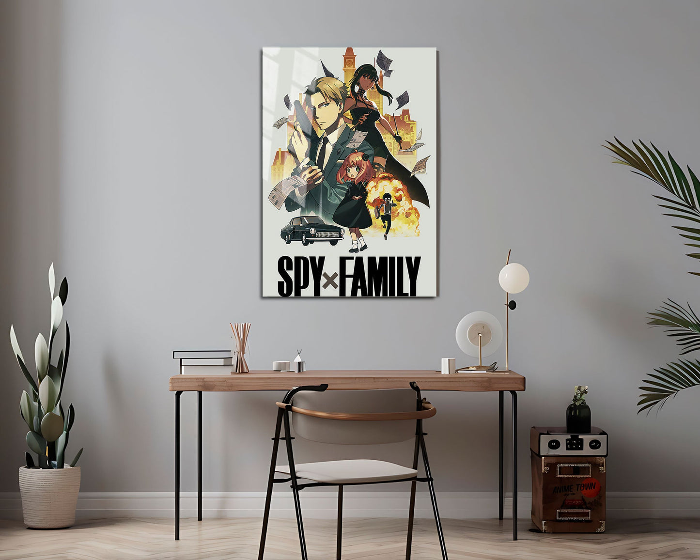 Anime Town Creations Metal Poster Spy x Family 16" x 24" Home Goods - Anime Spy x Family Metal Poster