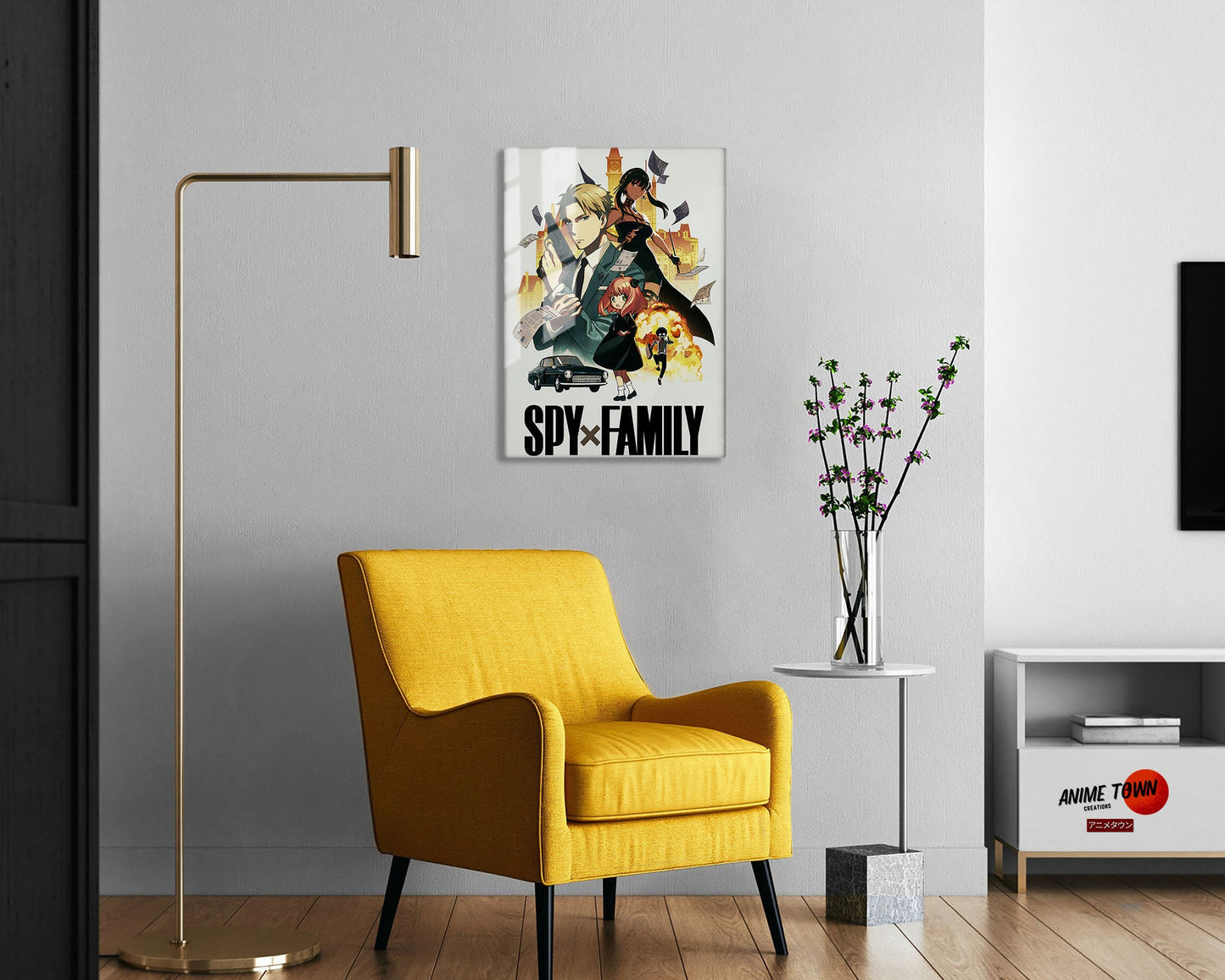 Anime Town Creations Metal Poster Spy x Family 24" x 36" Home Goods - Anime Spy x Family Metal Poster