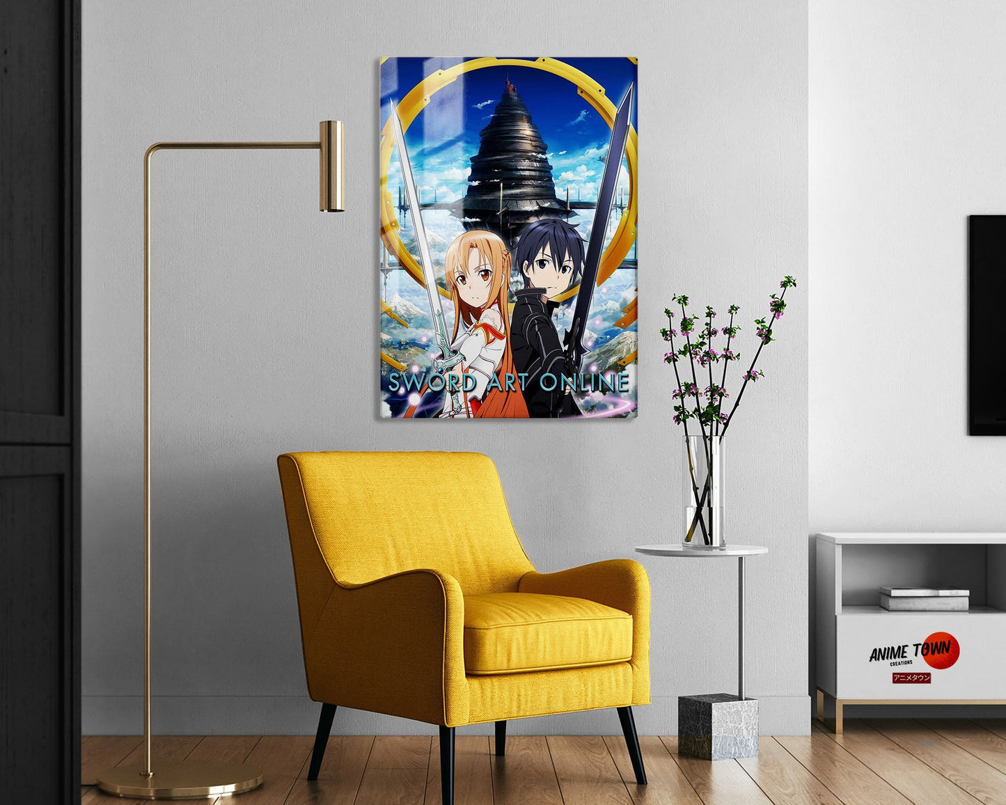 Anime Town Creations Metal Poster Sword Art Online 24" x 36" Home Goods - Anime Spy x Family Metal Poster