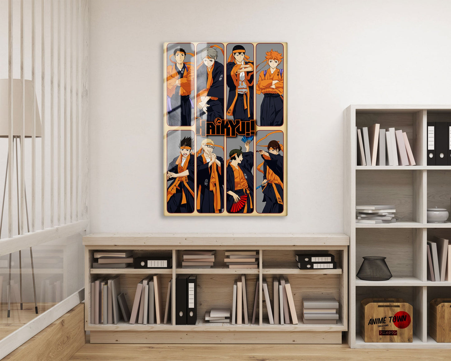 Anime Town Creations Metal Poster Haikyuu Kimono Album 16" x 24" Home Goods - Anime Haikyuu Metal Poster