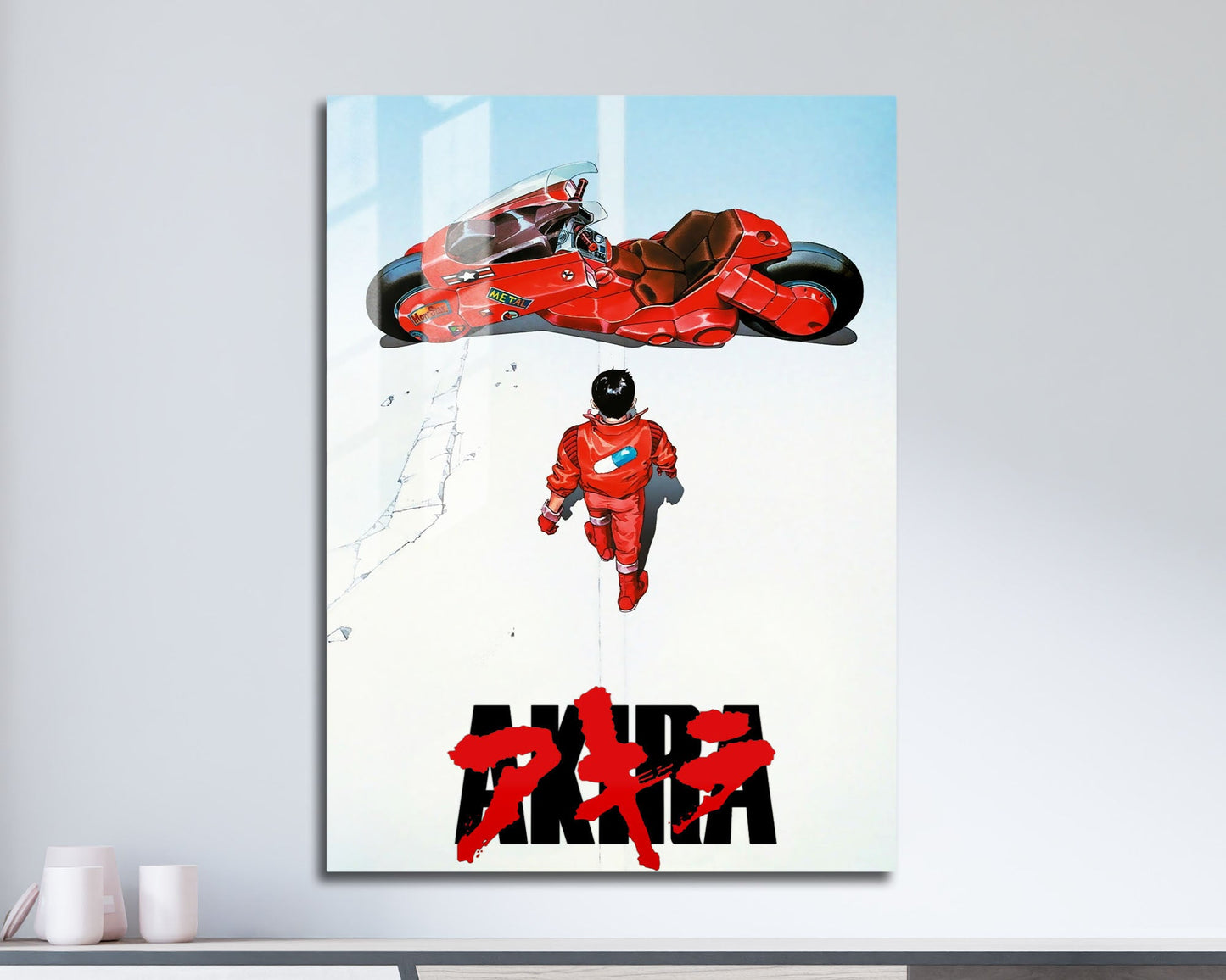 Anime Town Creations Metal Poster Classic Akira 1988 Movie 11" x 17" Home Goods - Anime Akira Metal Poster