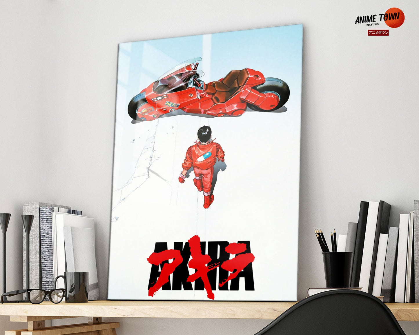 Anime Town Creations Metal Poster Classic Akira 1988 Movie 16" x 24" Home Goods - Anime Akira Metal Poster