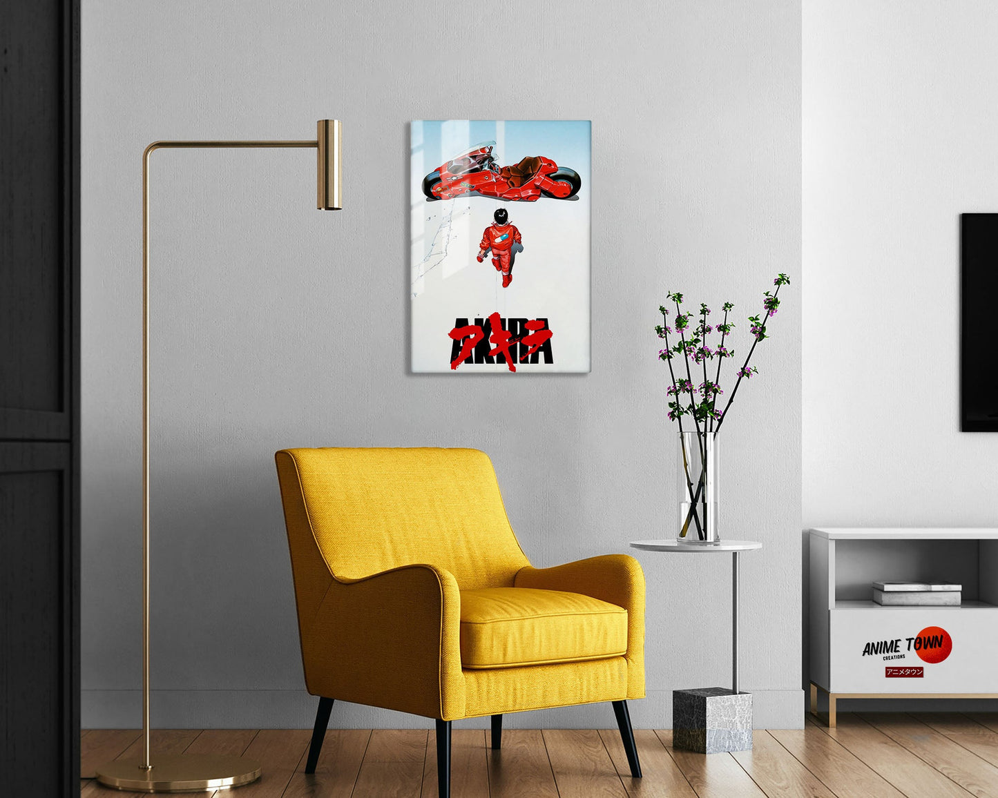 Anime Town Creations Metal Poster Classic Akira 1988 Movie 5" x 7" Home Goods - Anime Akira Metal Poster