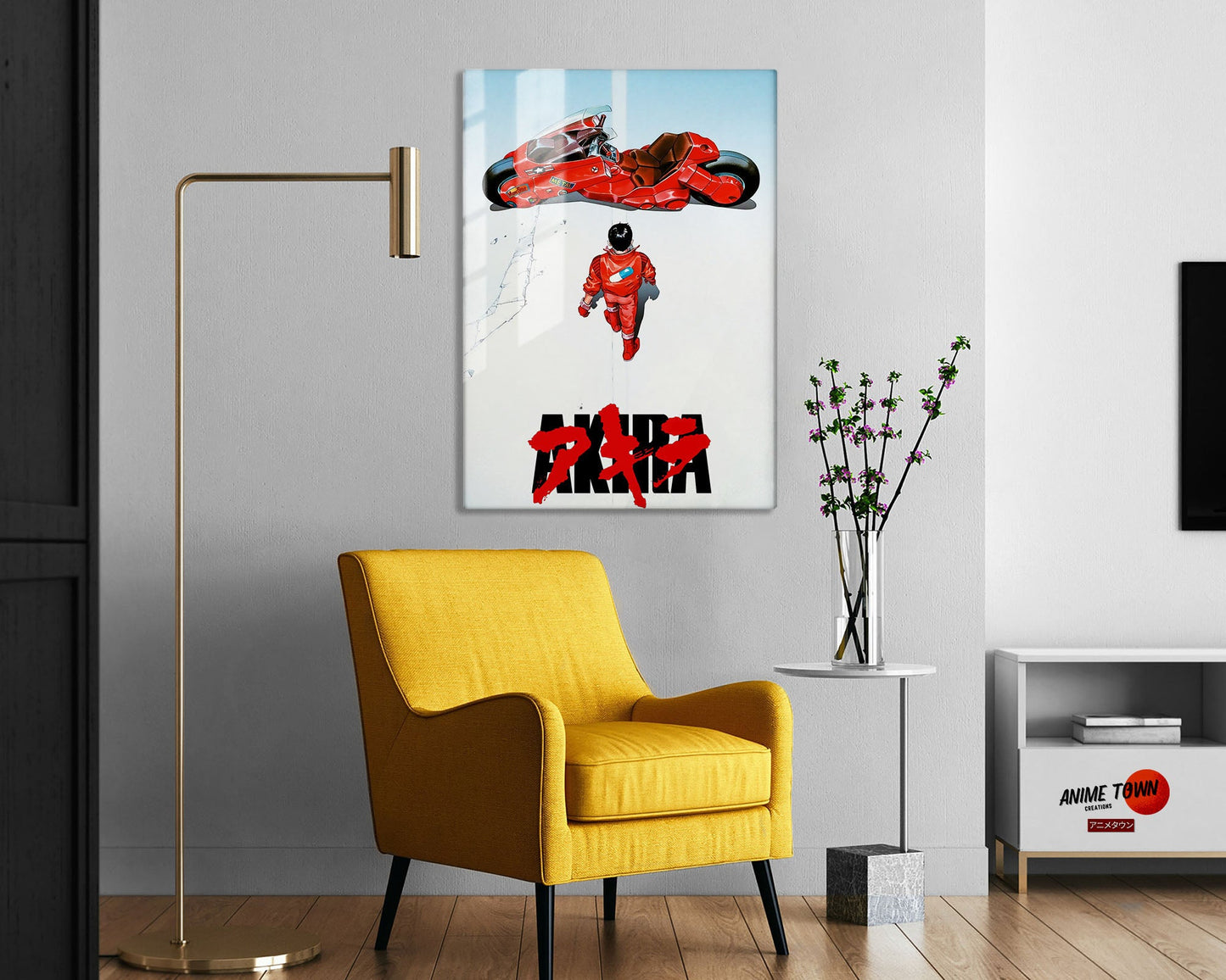 Anime Town Creations Metal Poster Classic Akira 1988 Movie 5" x 7" Home Goods - Anime Akira Metal Poster