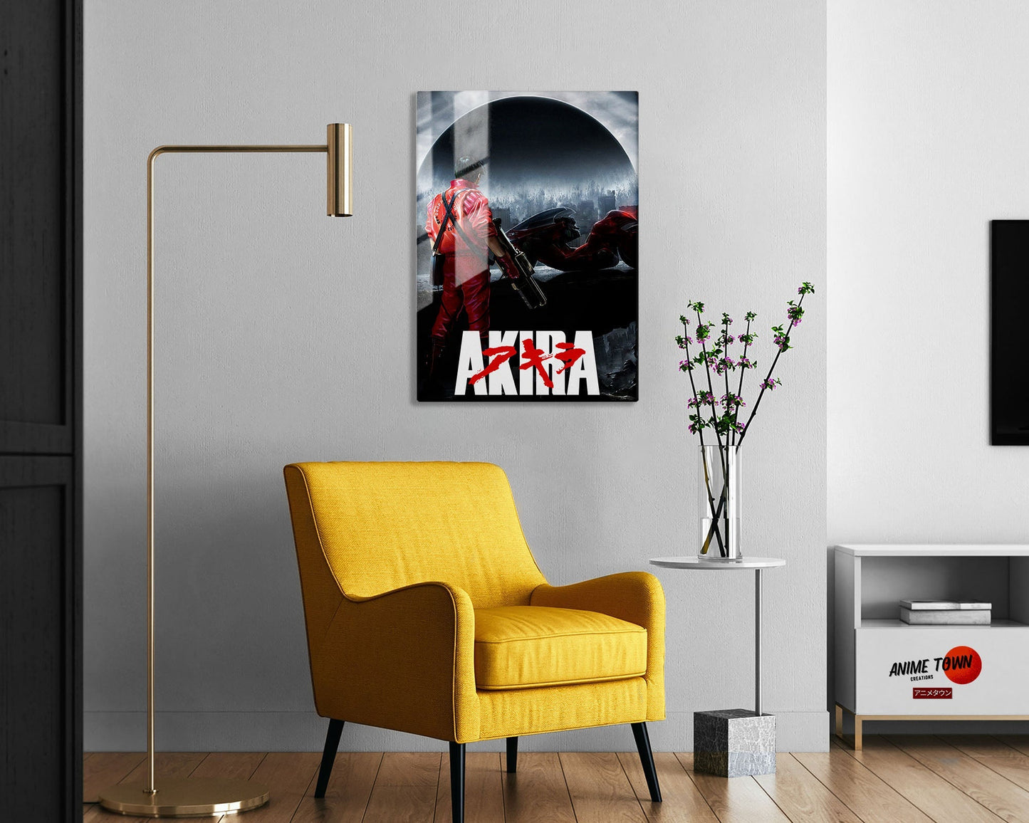 Akira Dystopian Black Metal Poster