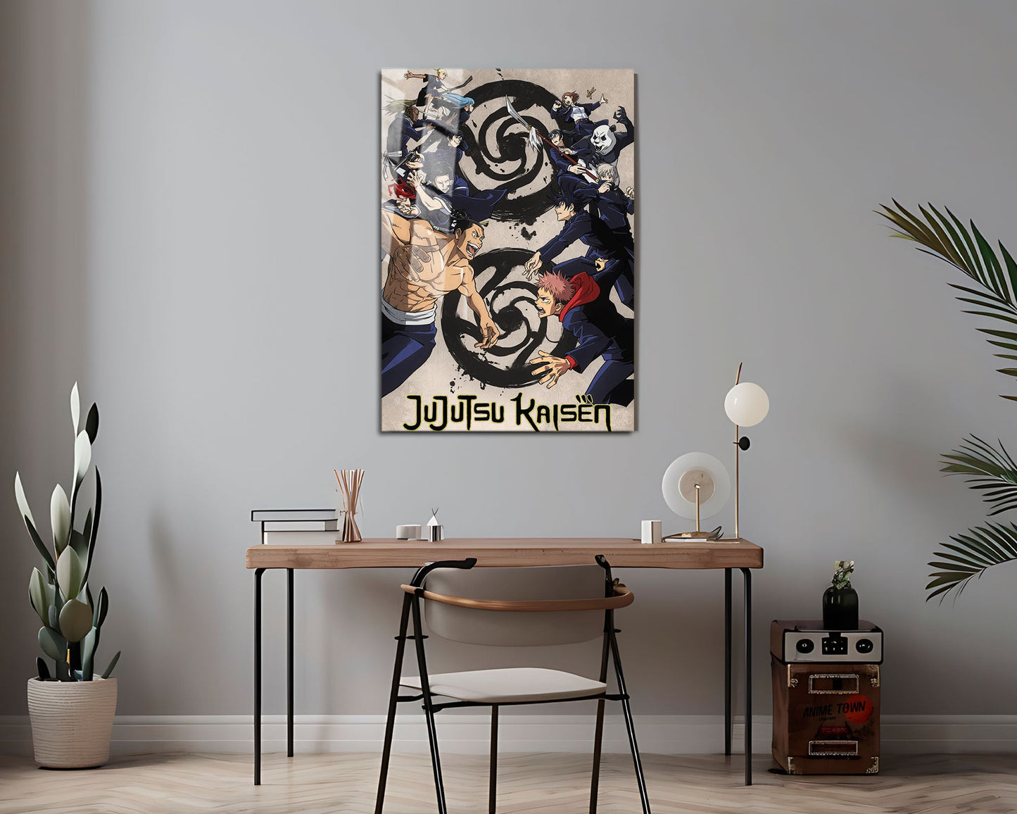 Anime Town Creations Metal Poster Jujutsu Kaisen Tokyo vs Kyoto 24" x 36" Home Goods - Anime Jujutsu Kaisen Metal Poster