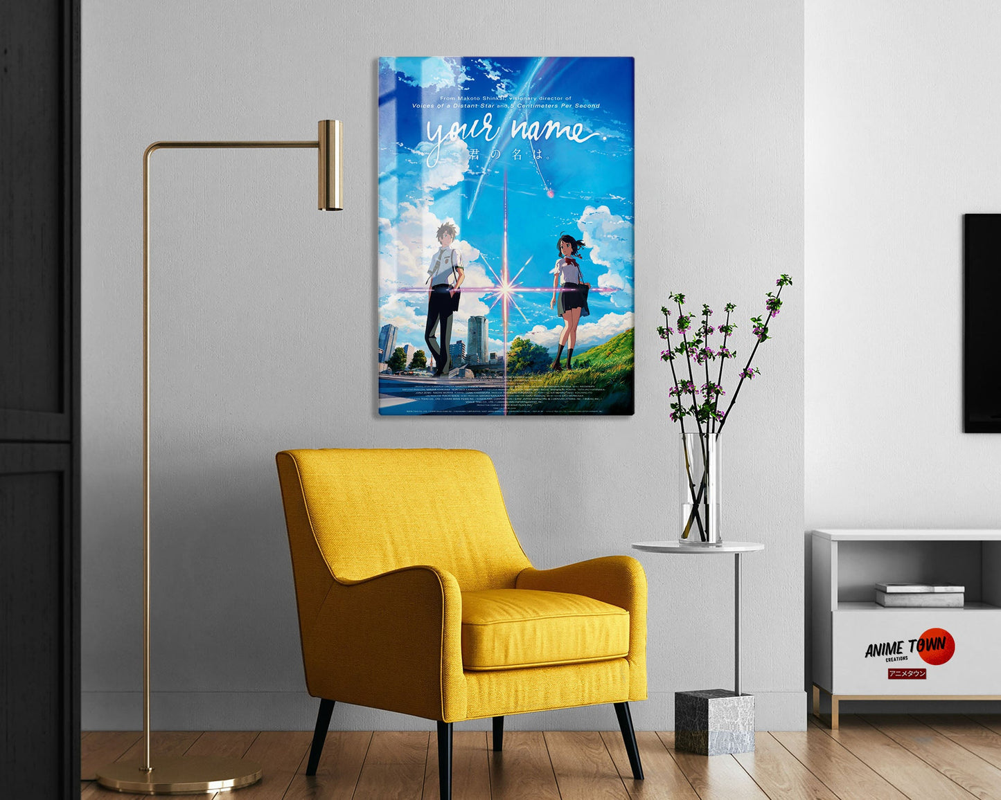 Anime Town Creations Metal Poster Your Name 5" x 7" Home Goods - Anime Metal Poster
