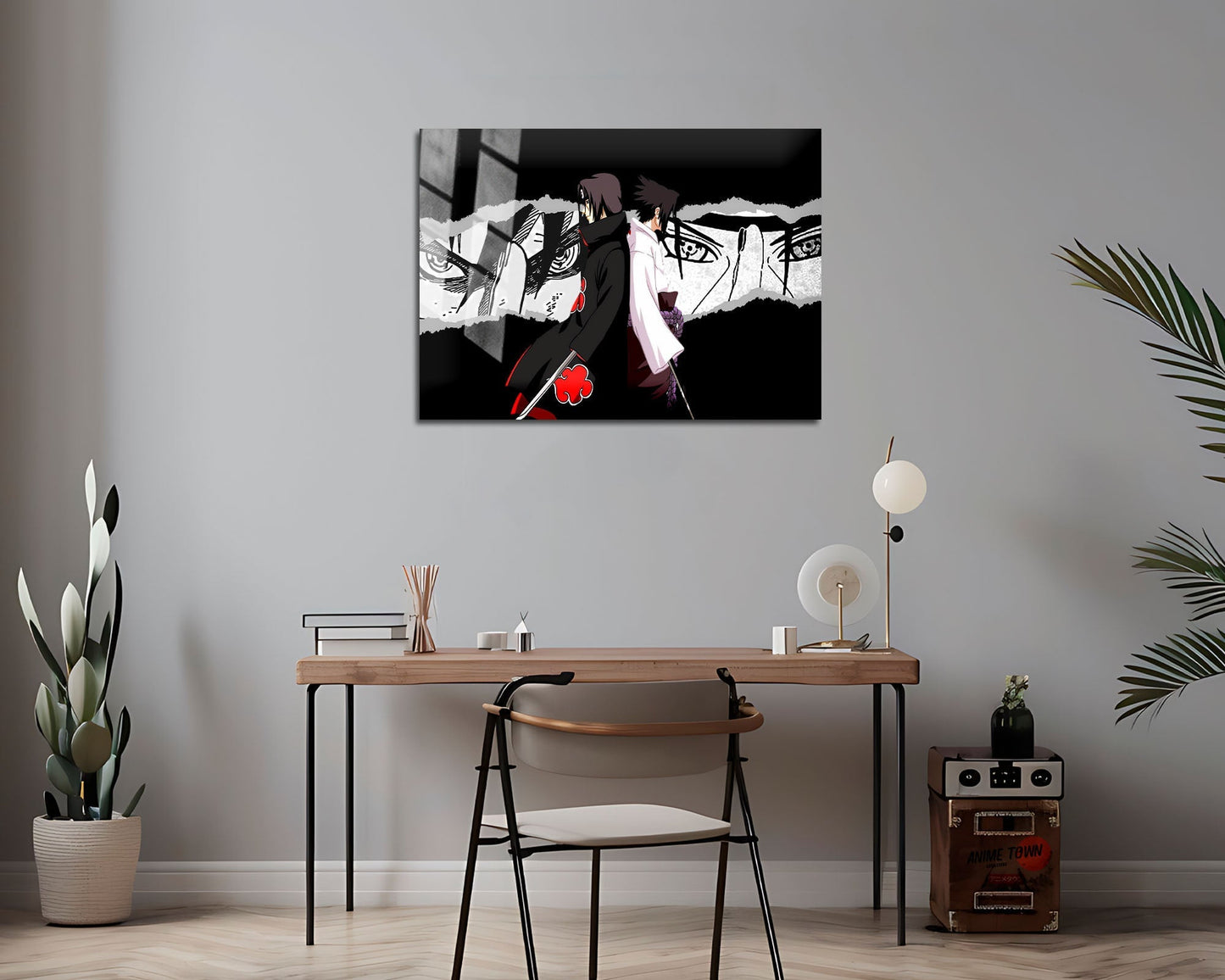 Itachi Sasuke Brothers Metal Poster