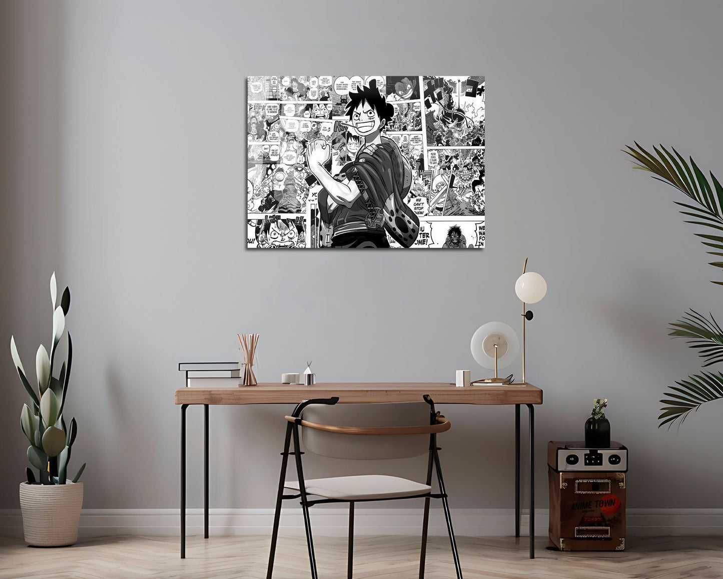 One Piece Luffy Manga Metal Poster