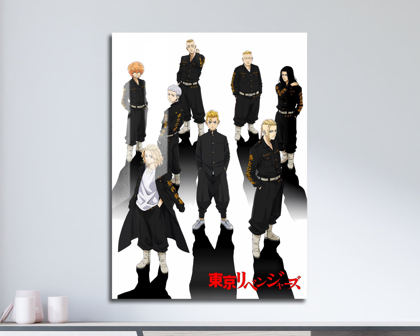 Anime Town Creations Metal Poster Tokyo Manji Gang 11" x 17" Home Goods - Anime Tokyo Revengers Metal Poster
