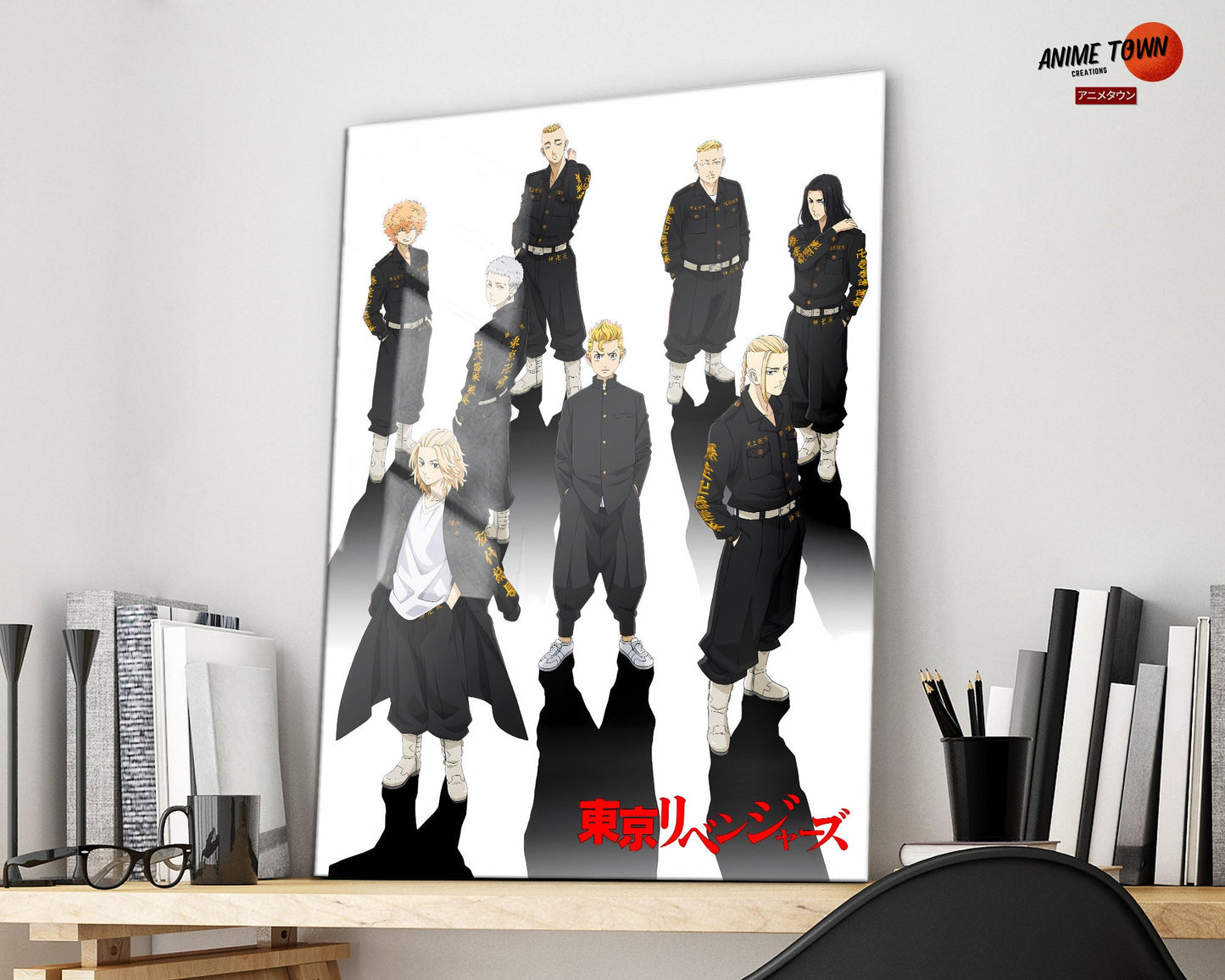 Anime Town Creations Metal Poster Tokyo Manji Gang 16" x 24" Home Goods - Anime Tokyo Revengers Metal Poster