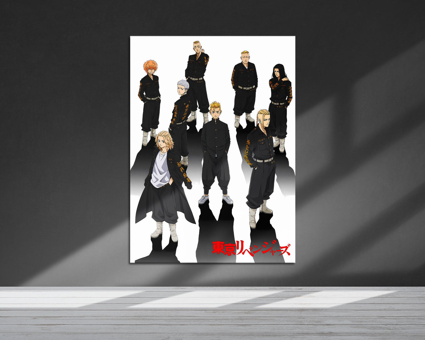 Anime Town Creations Metal Poster Tokyo Manji Gang 5" x 7" Home Goods - Anime Tokyo Revengers Metal Poster