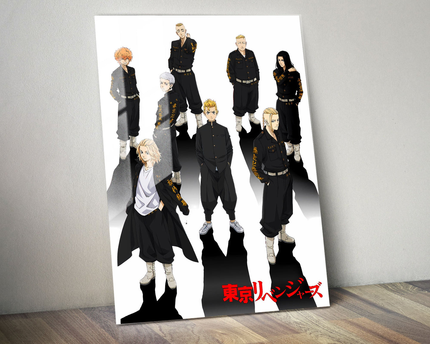 Anime Town Creations Metal Poster Tokyo Manji Gang 11" x 14" Home Goods - Anime Tokyo Revengers Metal Poster