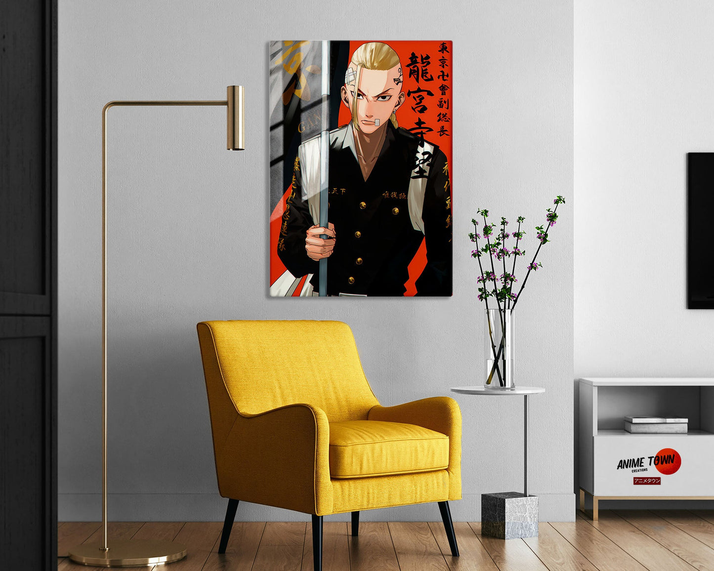 Anime Town Creations Metal Poster Tokyo Revengers Ken Ryuguji 11" x 14" Home Goods - Anime Tokyo Revengers Metal Poster