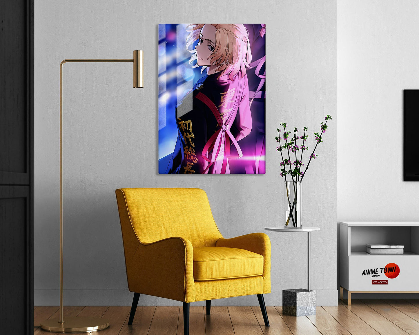 Anime Town Creations Metal Poster Tokyo Revengers Manjiro Sano 11" x 14" Home Goods - Anime Tokyo Revengers Metal Poster