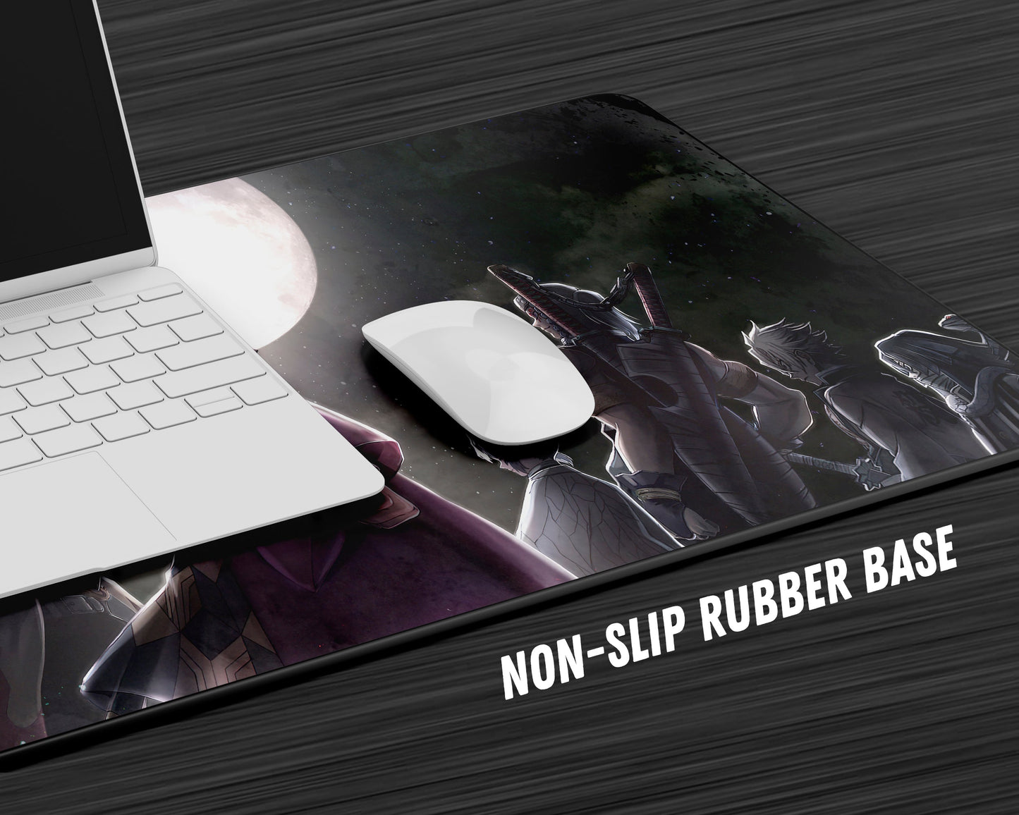 Anime Town Creations Mouse Pad Demon Slayer Hashira Dark Moonlight Gaming Mouse Pad Accessories - Anime Demon Slayer Gaming Mouse Pad