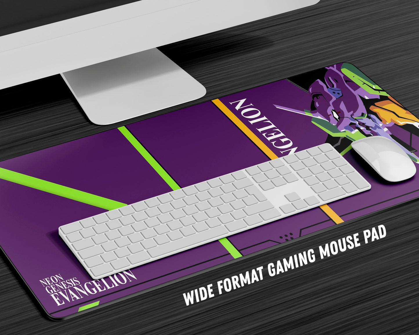 Anime Town Creations Mouse Pad Neon Genesis Evangelion Unit 1 Gaming Mouse Pad Accessories - Anime Neon Evangelion Genesis Gaming Mouse Pad