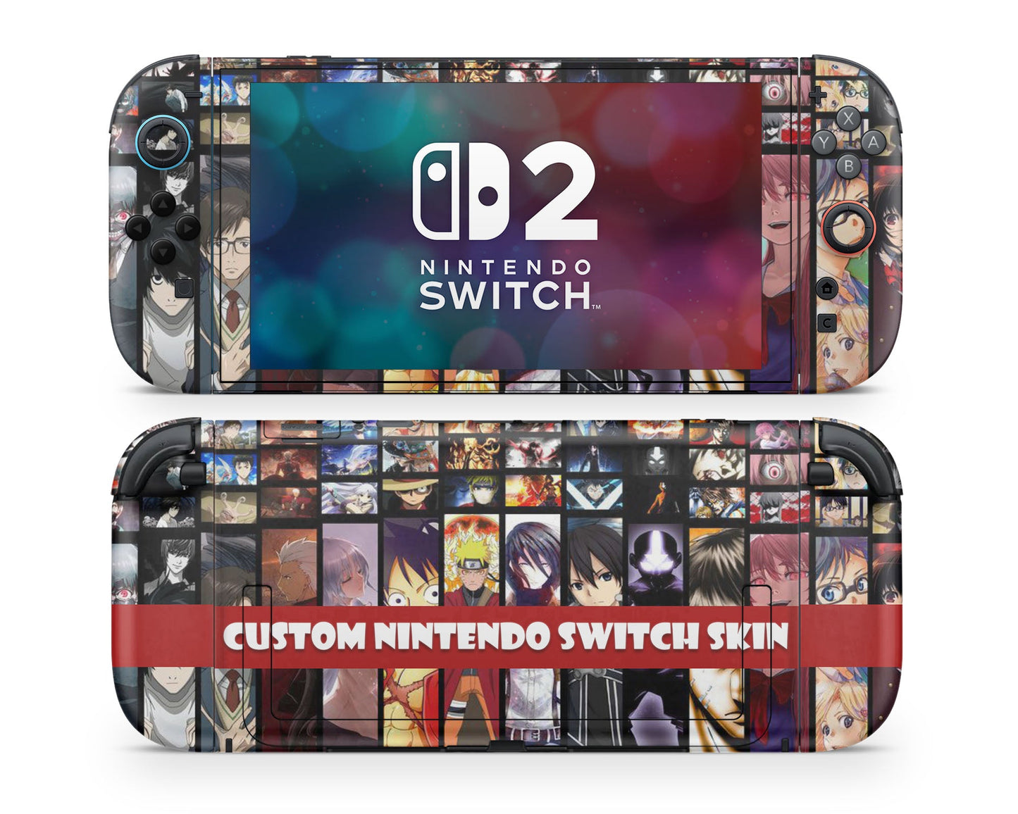 Anime Town Creations Nintendo Switch 2 Create Your Own Vinyl only Skins - Custom Custom Switch 2 Skin