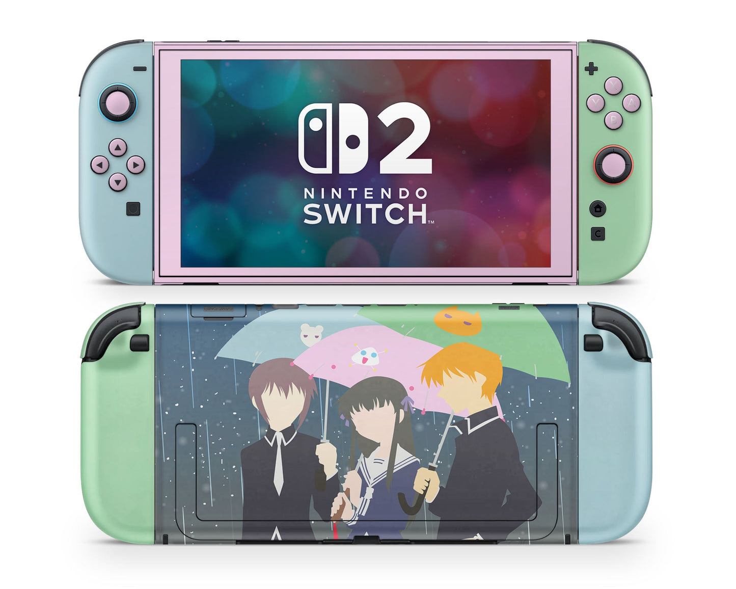 Anime Town Creations Nintendo Switch 2 Fruits Basket Vinyl only Skins - Anime Fruits Basket Switch 2 Skin
