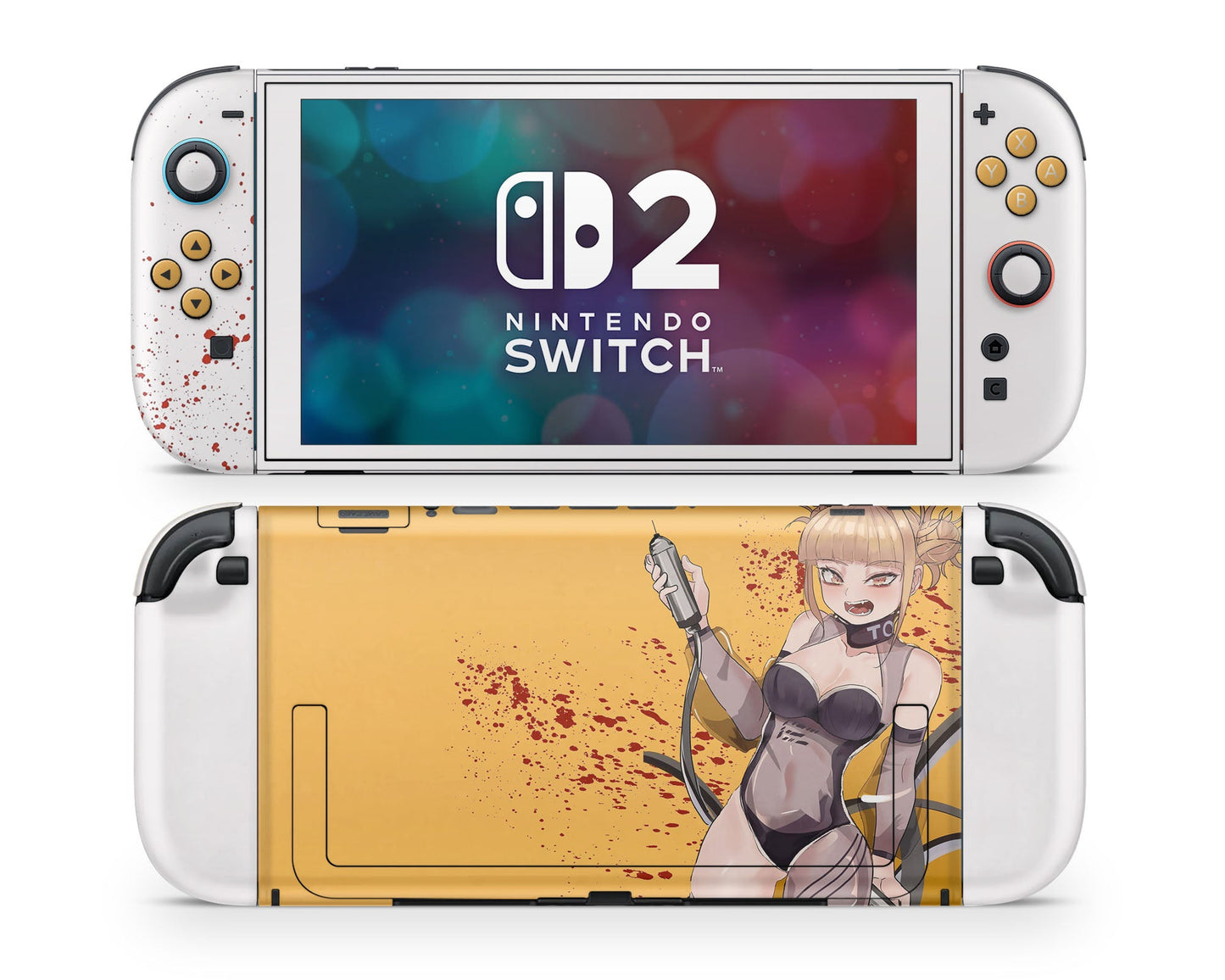 Anime Town Creations Nintendo Switch 2 My Hero Academia Himiko Toga Vinyl only Skins - Anime My Hero Academia Switch 2 Skin