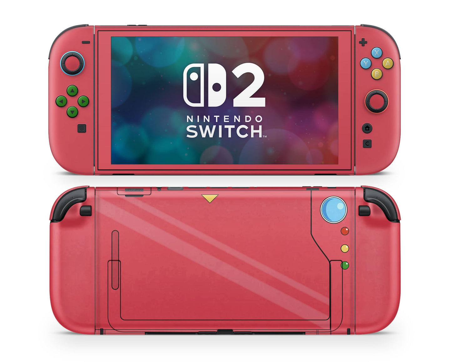 Anime Town Creations Nintendo Switch 2 Pokedex Vinyl only Skins - Anime Pokemon Switch 2 Skin