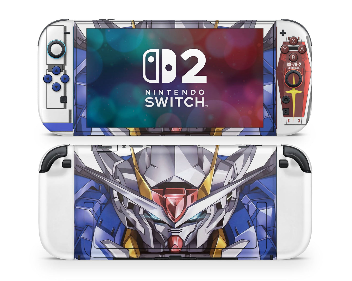 Anime Town Creations Nintendo Switch 2 Gundam Vinyl only Skins - Anime Gundam Switch 2 Skin
