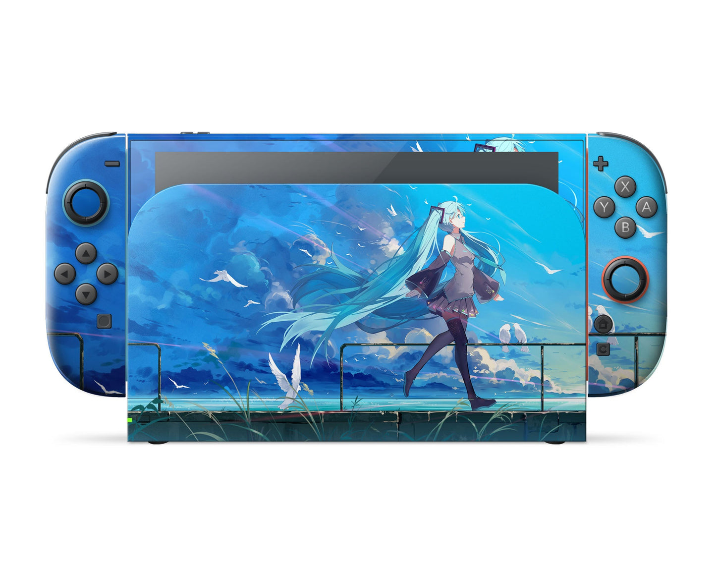 Anime Town Creations Nintendo Switch 2 Hatsune Miku Vinyl only Skins - Anime Hatsune Miku Switch 2 Skin