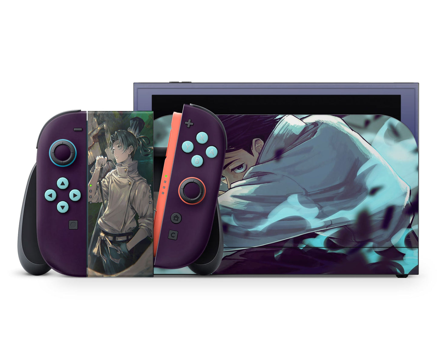Anime Town Creations Nintendo Switch 2 Jujutsu Kaisen Yuta Okkotsu Vinyl +Tempered Glass Skins - Anime Jujutsu Kaisen Switch 2 Skin
