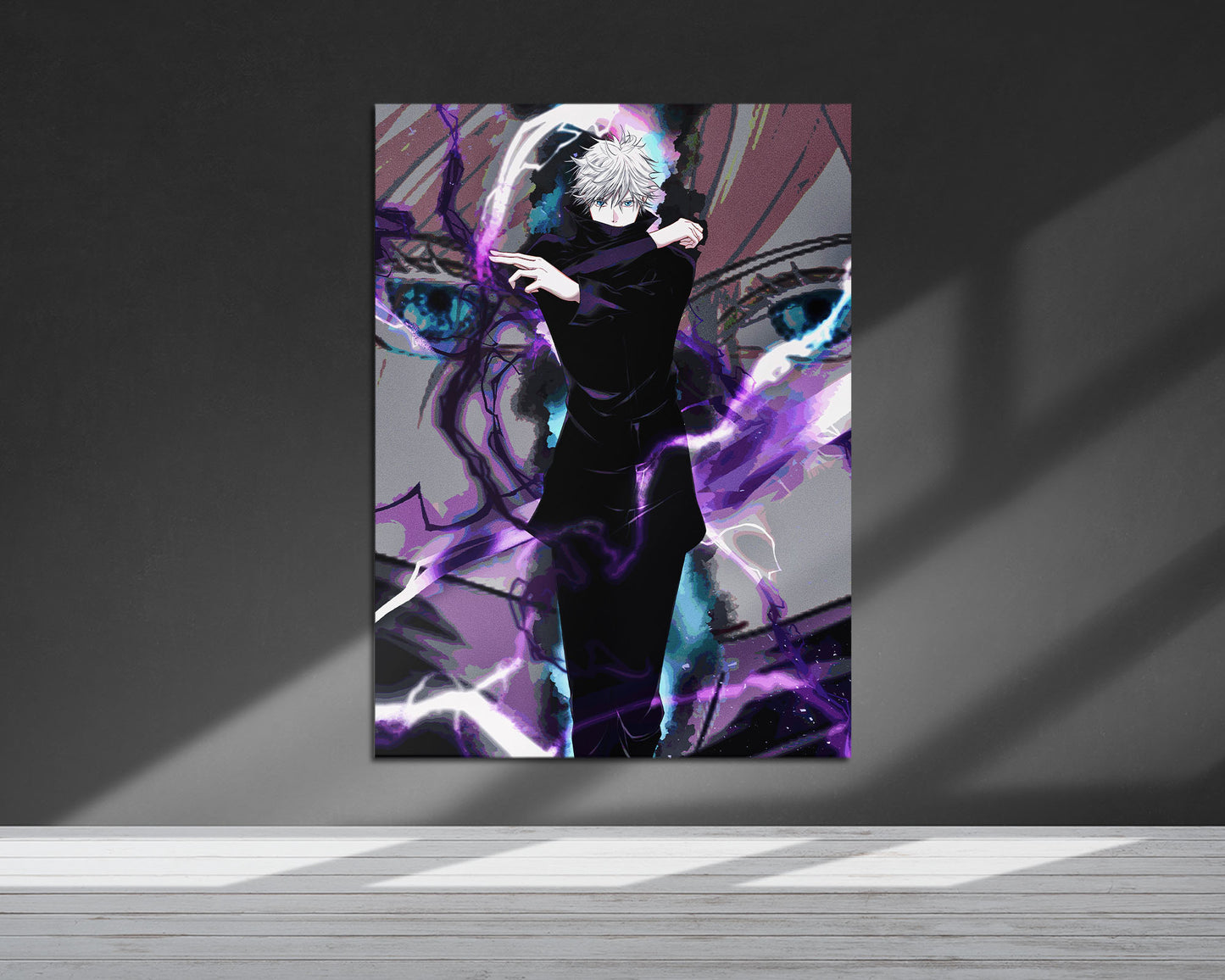 Jujutsu Kaisen Satoru Gojo Purple Metal Poster