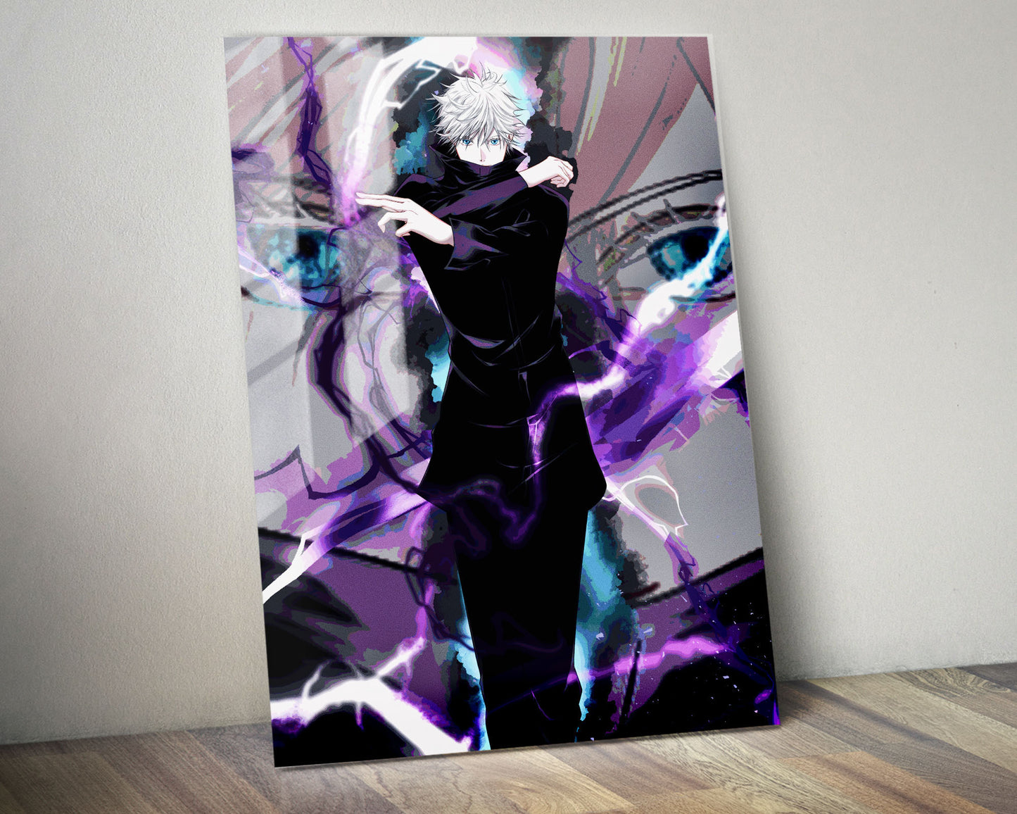 Jujutsu Kaisen Satoru Gojo Purple Metal Poster