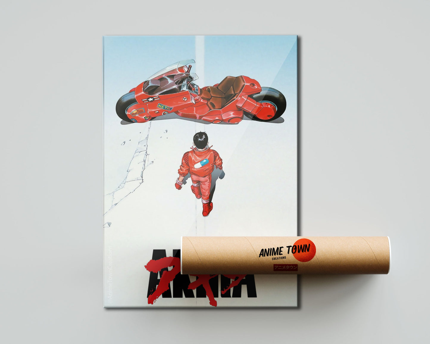 Anime Town Creations Poster Classic Akira 1988 Movie 5" x 7" Home Goods - Anime Akira Poster