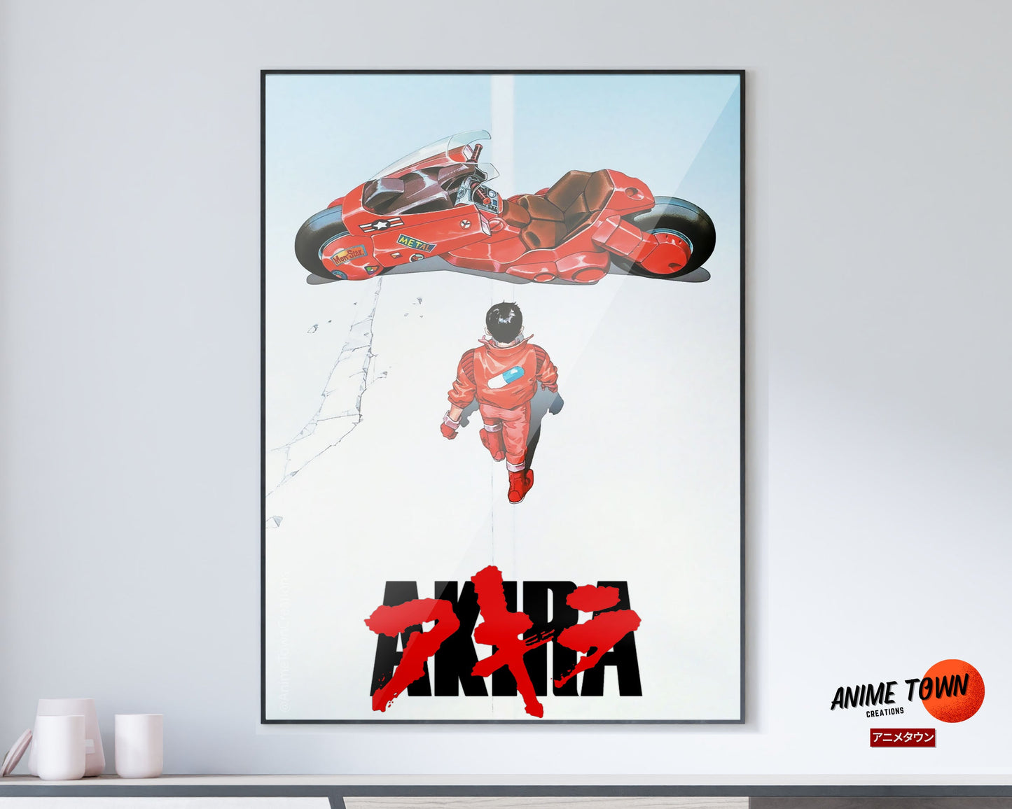 Anime Town Creations Poster Classic Akira 1988 Movie 11" x 17" Home Goods - Anime Akira Poster