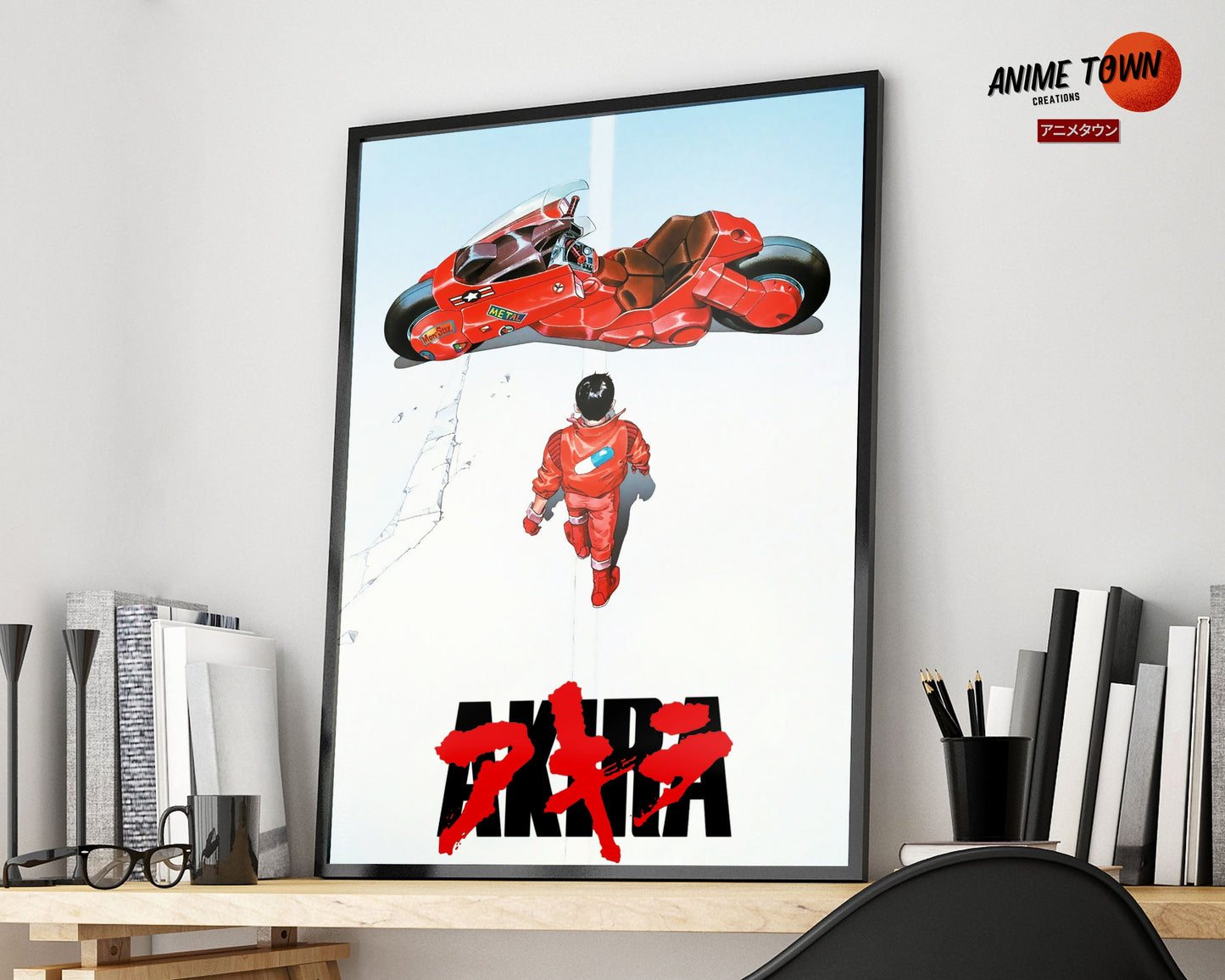 Anime Town Creations Poster Classic Akira 1988 Movie 5" x 7" Home Goods - Anime Akira Poster